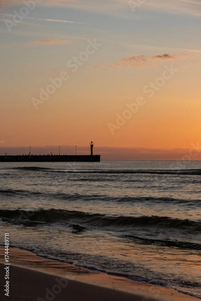 Obraz sunset at the beach