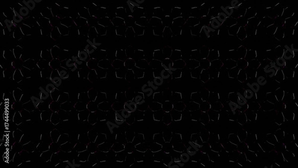 Fototapeta rain on black background