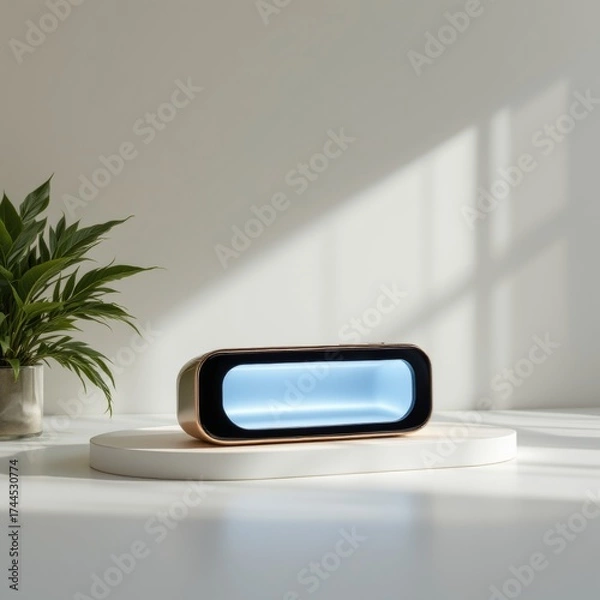 Fototapeta Modern Illuminated Object on Display