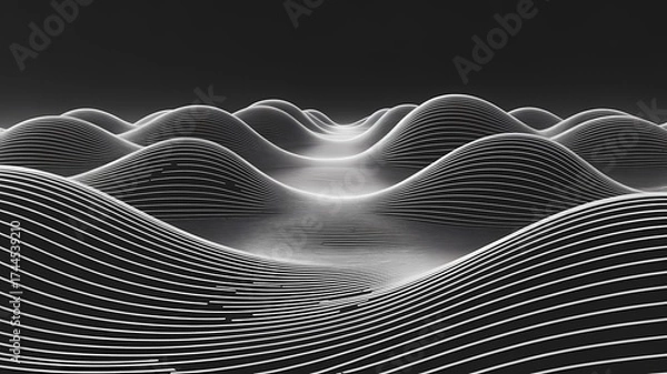 Obraz abstract wave background