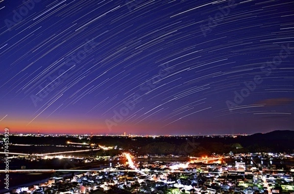 Obraz 細江公園の夜景