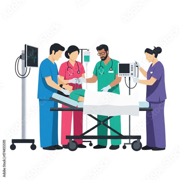 Obraz Surgical Team Operating