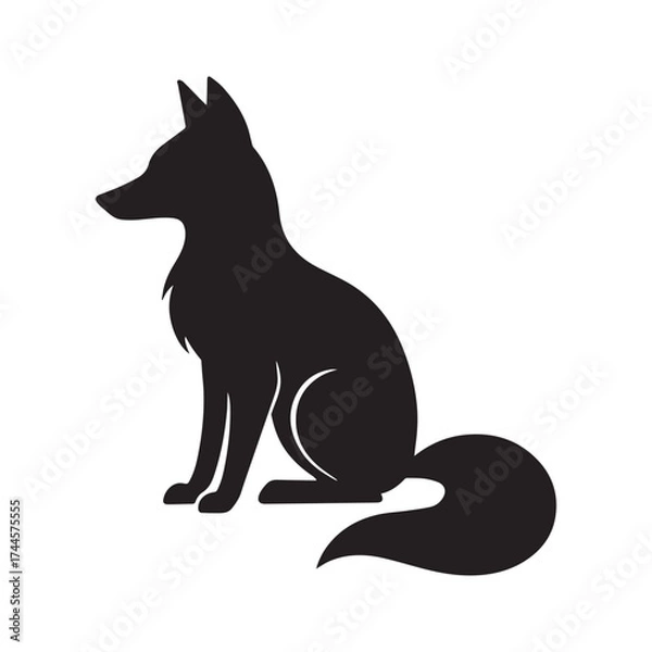 Obraz fox vector icon