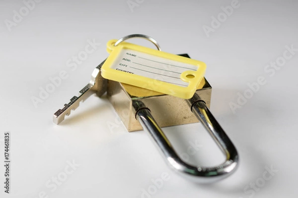 Obraz  key and lock