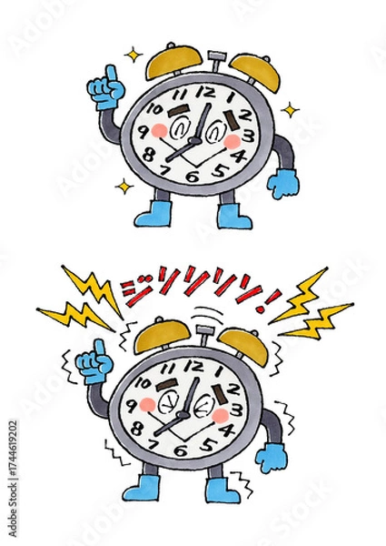 Obraz 目覚まし時計のキャラクター