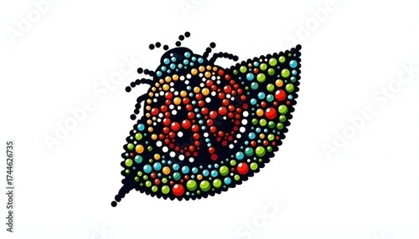 Fototapeta Cute and colorful animal