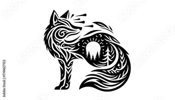 Fototapeta Cute graphic design 