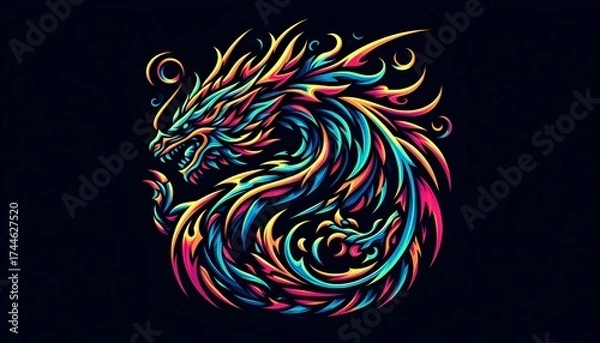 Fototapeta Cute graphic design 