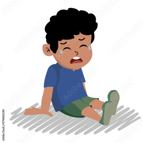 Obraz children in various situations