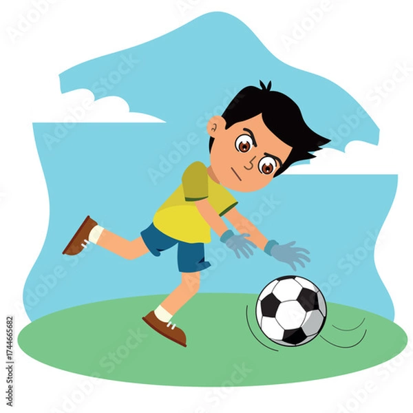 Obraz children in various situations