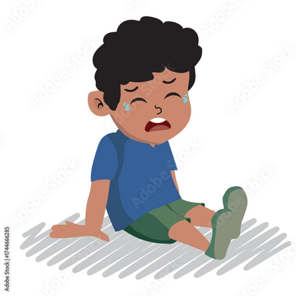 Obraz children in various situations