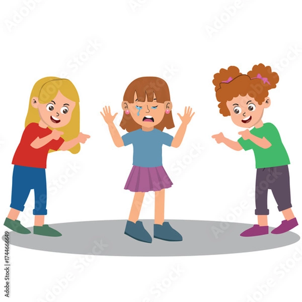 Obraz children in various situations