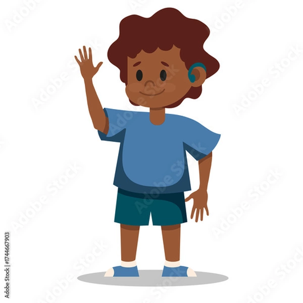 Obraz children in various situations