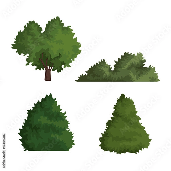 Fototapeta Nature icons set icon vector illustration graphic design