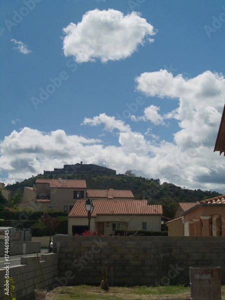 Obraz Castle Above Rooftops