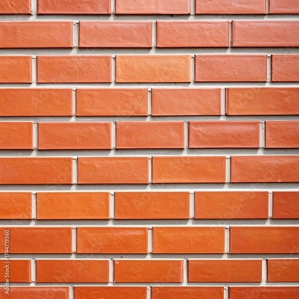 Obraz Red brick wall texture