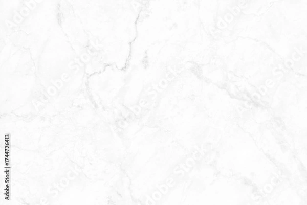Fototapeta White grey marble seamless glitter texture background, counter top view of tile stone floor in natural pattern.
