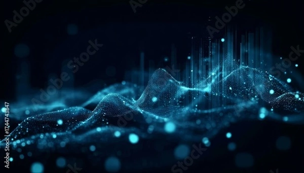Fototapeta Capture the essence of quantitative evaluation in modern AI performance imagery.