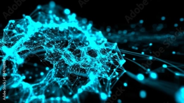 Fototapeta Understanding the evolving risks of data breaches in cybersecurity.