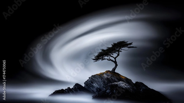 Obraz explosion, burst, impact, intense pressure, exploration, fantasy, glow, danger, science, silhouette, force, inferno, blaze, eruption, gas, glowing, earth, flames, powerful, awe, fiery, and intense
