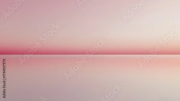 Fototapeta Minimal Gradient Blur – Smooth pink-to-white gradient with a calm dreamy glow