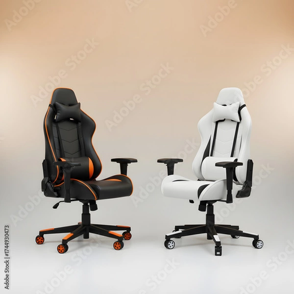Obraz Generative Ai image of a modern gaming chair 