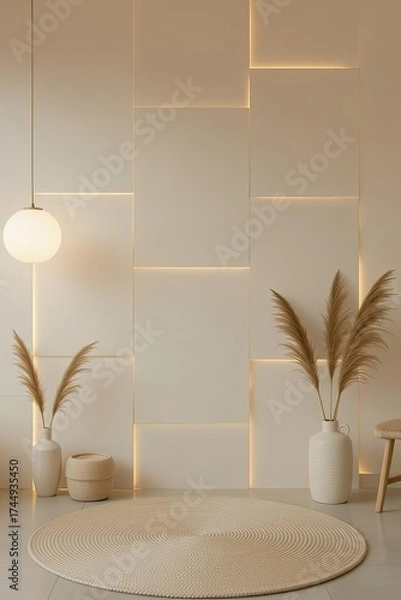 Obraz modern living room background