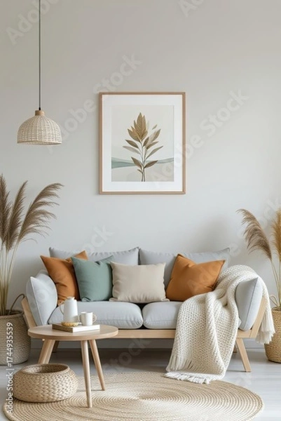 Obraz modern living room background