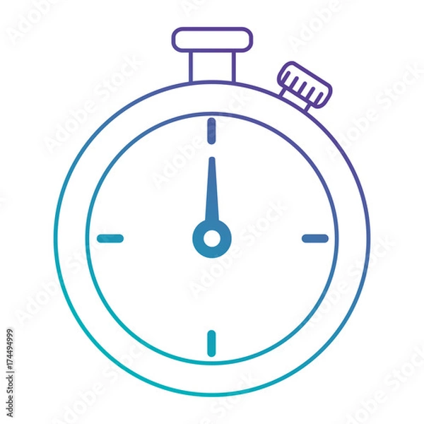 Fototapeta chronometer timer isolated icon
