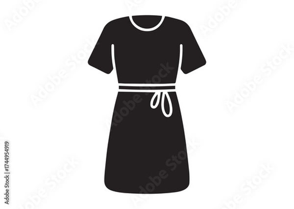 Obraz Medical gown with a cross Vector