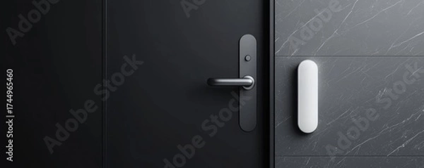 Fototapeta Enhance home security with smart lock technology for ultimate safeguard solutions