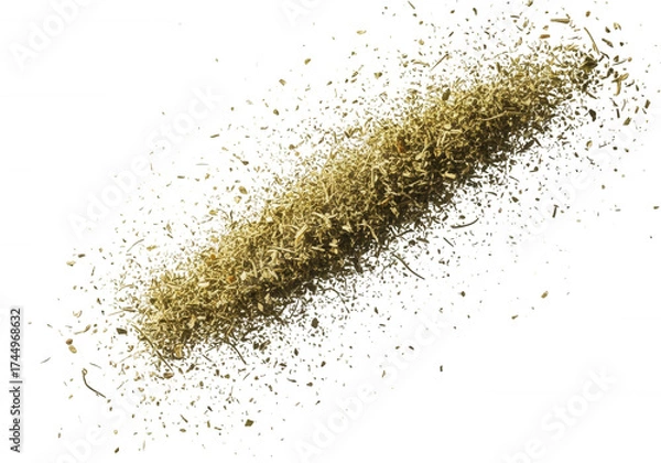 Obraz Golden powder explosion isolated on a transparent background