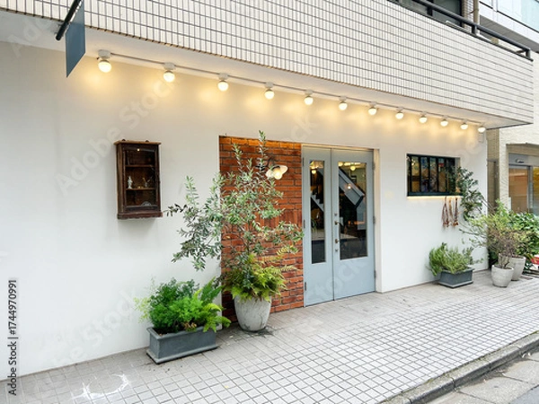 Fototapeta おしゃれな雰囲気のショップの外観
