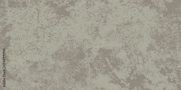 Obraz Dirty beige grey concrete seamless bg with putty and grungy scratches. Detailed texture of stony wall. Garage cement floor. Rough construction material. Vector illustration