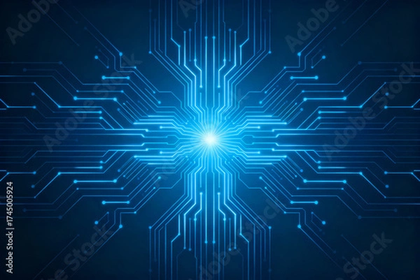 Fototapeta Abstract circuit board design