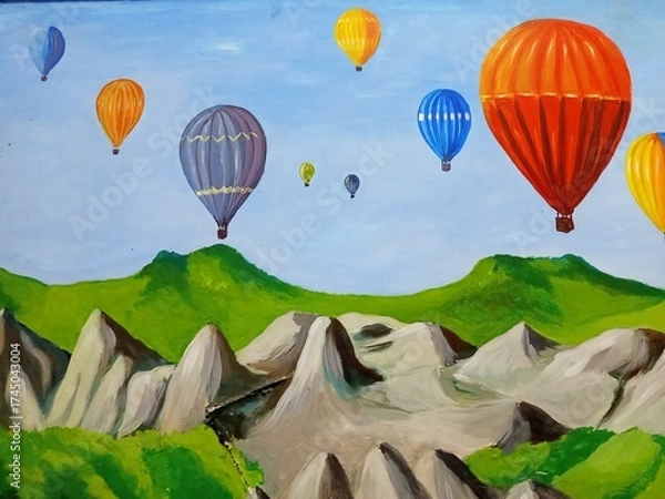 Obraz hot air balloons