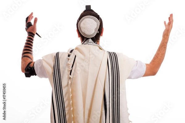 Obraz modlący się mężczyźni