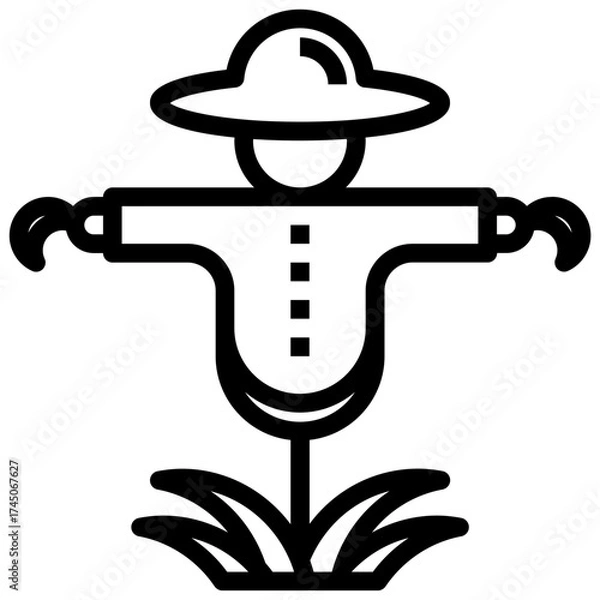 Fototapeta scarecrow