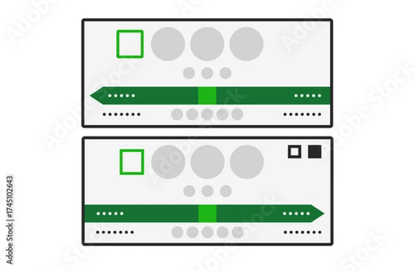 Obraz 駅看板のシンプルなアイコン_横浜線