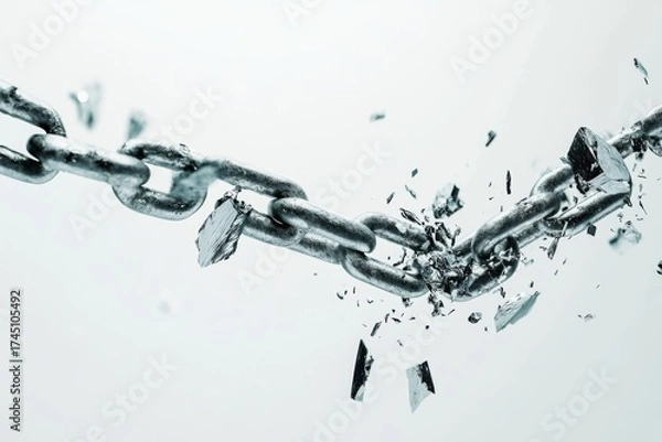 Obraz Rusty Metal Chain concept