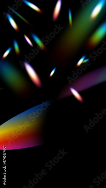 Fototapeta 光のリークエフェクトのベクター素材