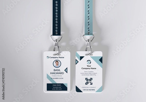 Obraz Corporate ID Card Template Layout