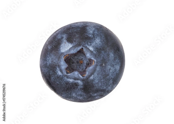 Fototapeta Fresh blueberry close-up showing rich color and natural texture during daylight hours