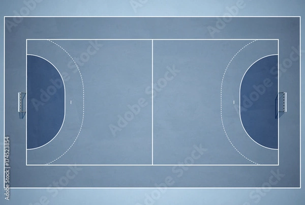 Obraz Boisko do piłki ręcznej