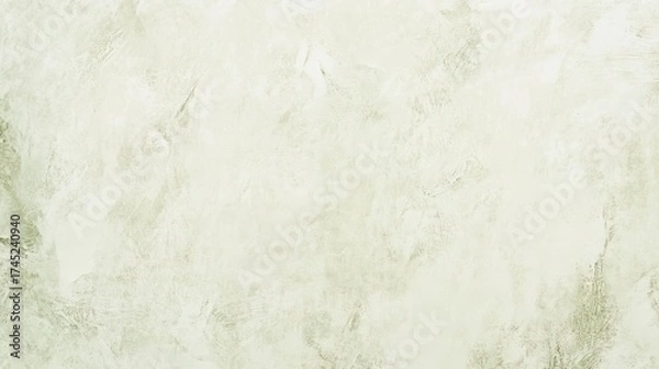 Fototapeta Abstract pale grunge bright green paint art texture background, copy space, creative brush stroke wallpaper backdrop