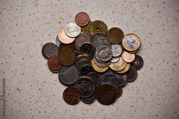 Fototapeta monety 