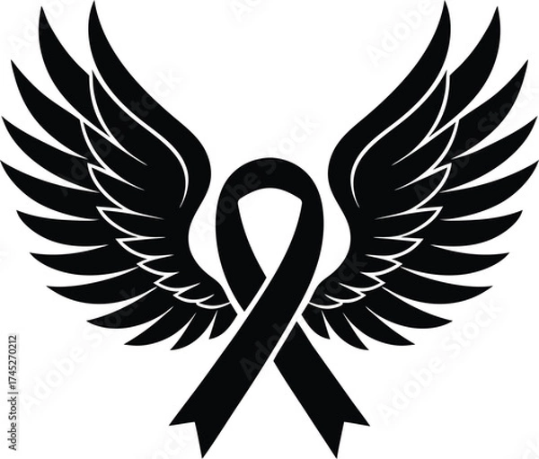 Obraz Ribbon with Wings