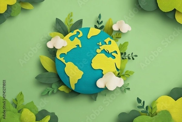 Obraz easter eggs with flowers