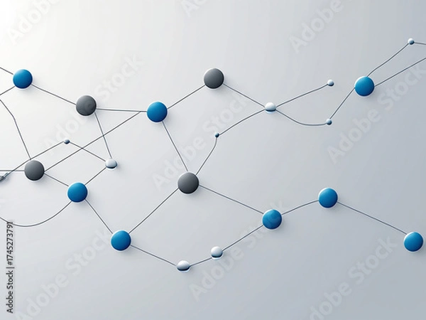 Obraz abstract science presentation wallpaper 7