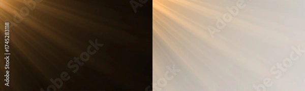 Fototapeta Soft, golden, beam, overlay, transparent, PNG — luminous PNG Overlay adds warm glow and smooth shine for bright daylight projects.